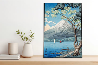 Plakat  Mount Fuji from Lake Yamanaka, Takahashi Japoński Vintage