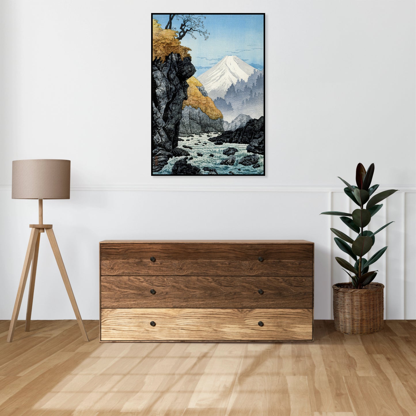 Plakat  Foot of Mount Ashitaka, Takahashi Japoński Vintage