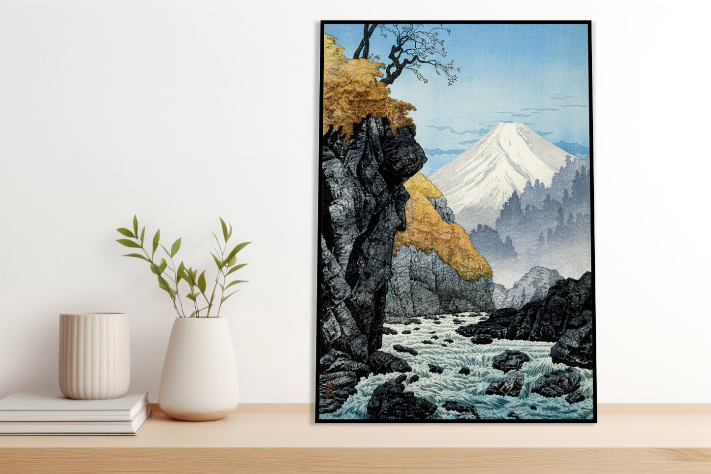 Plakat  Foot of Mount Ashitaka, Takahashi Japoński Vintage
