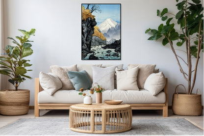 Plakat  Foot of Mount Ashitaka, Takahashi Japoński Vintage
