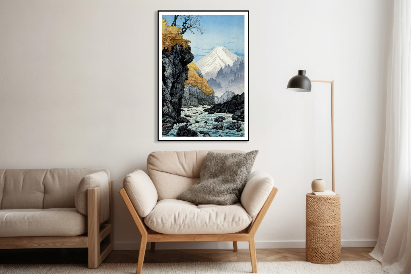 Plakat  Foot of Mount Ashitaka, Takahashi Japoński Vintage