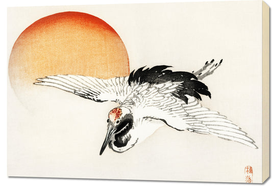 Obraz  Flying Crane, Kōno Bairei Japoński Vintage do Salonu