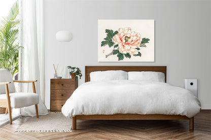 Obraz  Pink Rose,  Kōno Bairei Japoński Vintage do Salonu