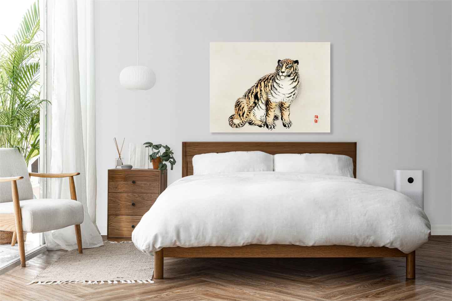 Obraz  Tiger,  Kōno Bairei  Japoński Vintage do Salonu