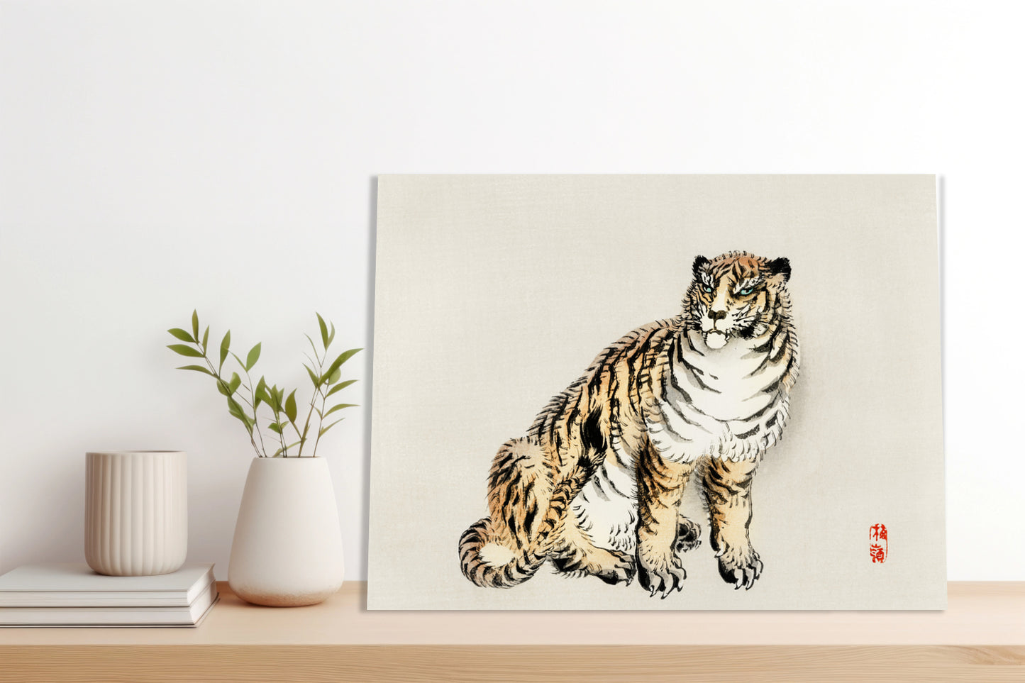 Obraz  Tiger,  Kōno Bairei  Japoński Vintage do Salonu