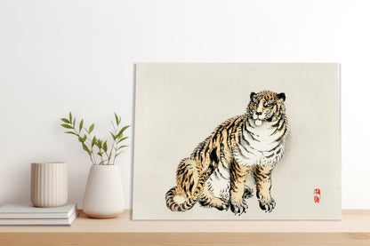 Obraz  Tiger,  Kōno Bairei  Japoński Vintage do Salonu