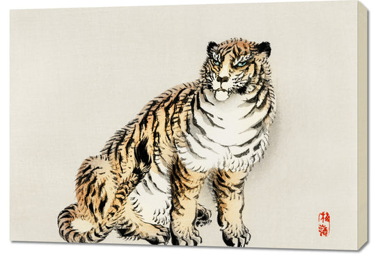 Obraz  Tiger,  Kōno Bairei  Japoński Vintage do Salonu