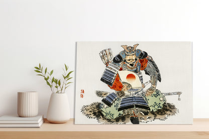 Obraz  Samurai, Kōno Bairei Japoński Vintage do Salonu