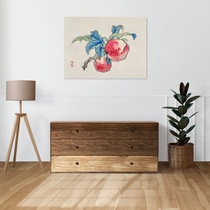 Obraz  Peaches, Kōno Bairei Japoński Vintage do Salonu