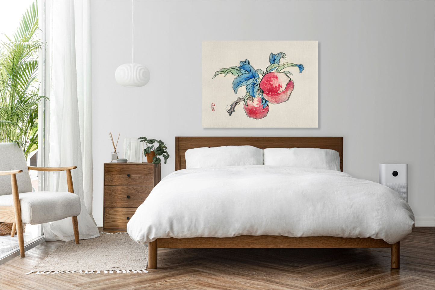 Obraz  Peaches, Kōno Bairei Japoński Vintage do Salonu
