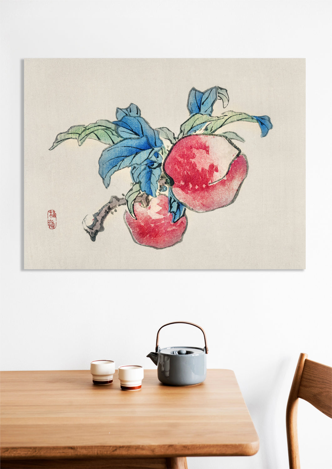 Obraz  Peaches, Kōno Bairei Japoński Vintage do Salonu