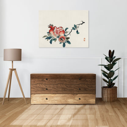 Obraz  Pomegranate,  Kōno Bairei Japoński Vintage do Salonu
