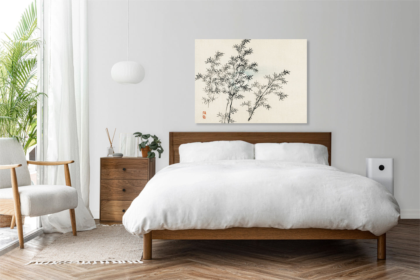 Obraz  Bamboo, Kōno Bairei Japoński Vintage do Salonu