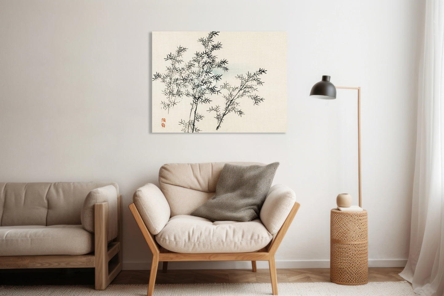 Obraz  Bamboo, Kōno Bairei Japoński Vintage do Salonu