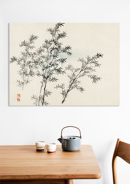 Obraz  Bamboo, Kōno Bairei Japoński Vintage do Salonu