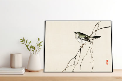 Plakat  Tit, Kōno Bairei Japoński Vintage do Salonu