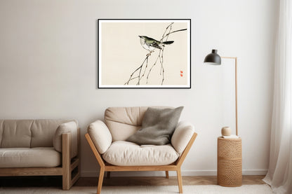 Plakat  Tit, Kōno Bairei Japoński Vintage do Salonu