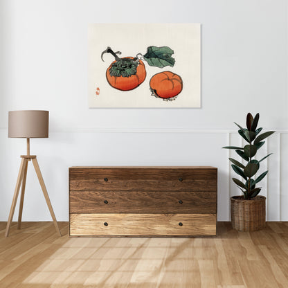 Obraz  Persimmons, Kōno Bairei Japoński Vintage do Salonu