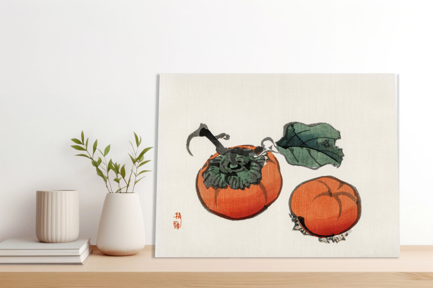 Obraz  Persimmons, Kōno Bairei Japoński Vintage do Salonu