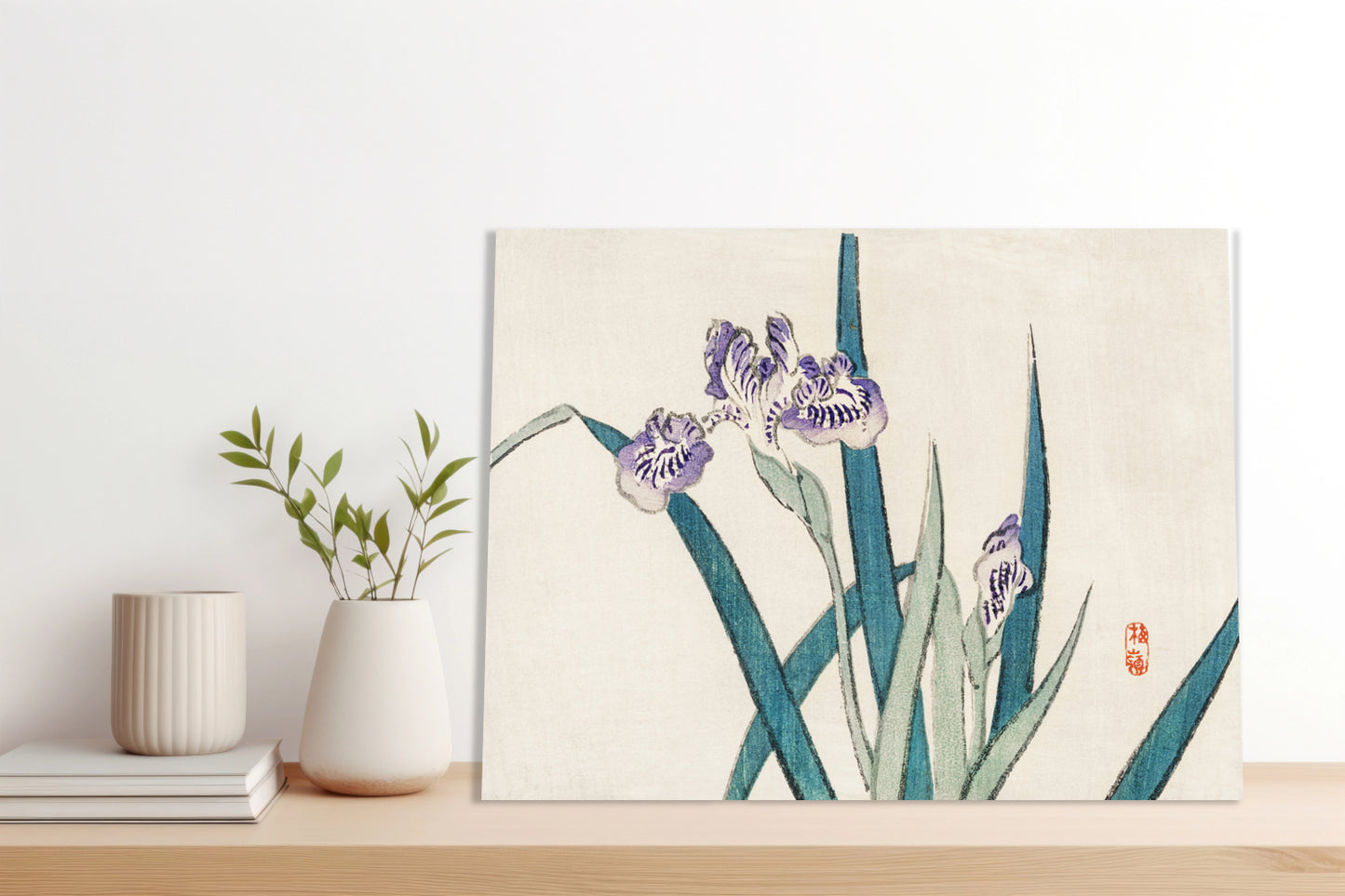 Obraz  Irises, Kōno Bairei Japoński Vintage do Salonu