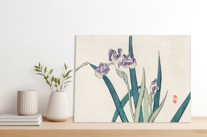 Obraz  Irises, Kōno Bairei Japoński Vintage do Salonu