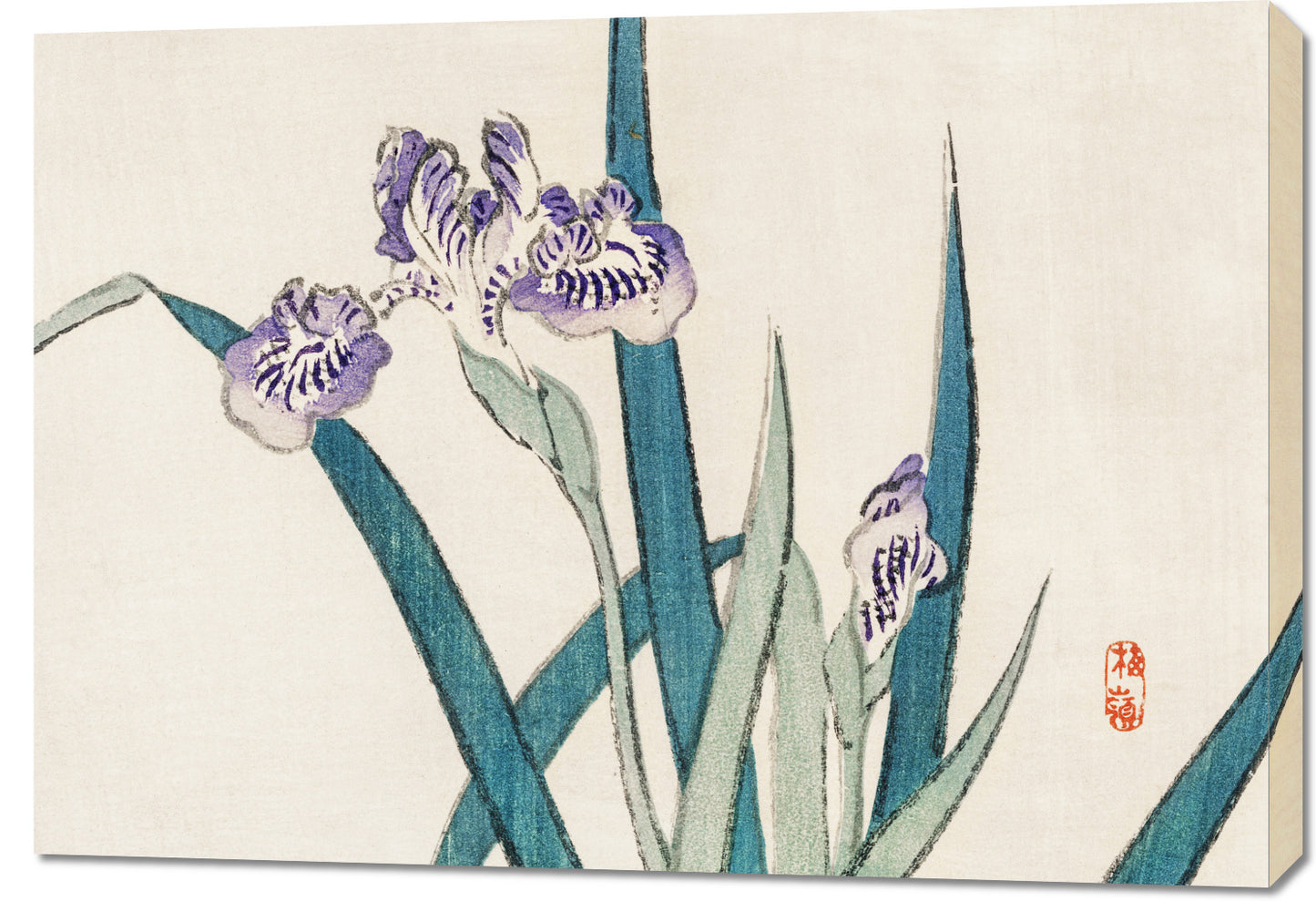 Obraz  Irises, Kōno Bairei Japoński Vintage do Salonu