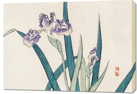 Obraz  Irises, Kōno Bairei Japoński Vintage do Salonu