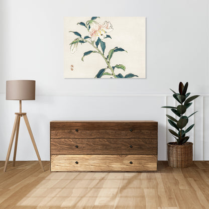 Obraz  Lily, Kōno Bairei Japoński Vintage do Salonu