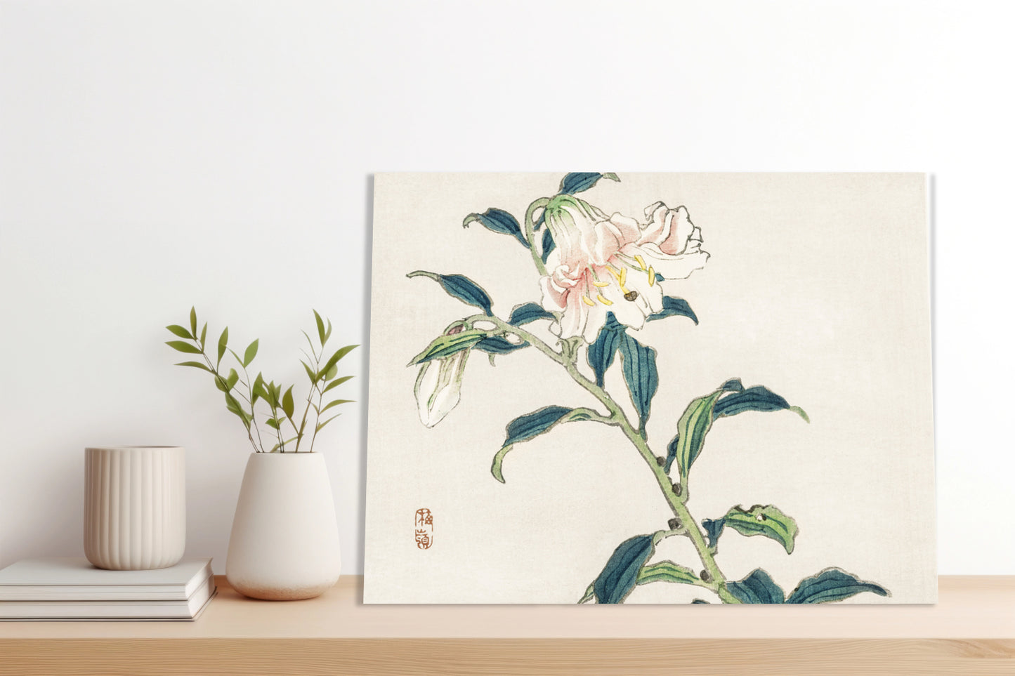 Obraz  Lily, Kōno Bairei Japoński Vintage do Salonu