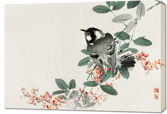 Obraz  Black-Capped Chickadee,  Kōno Bairei Vintage do Salonu