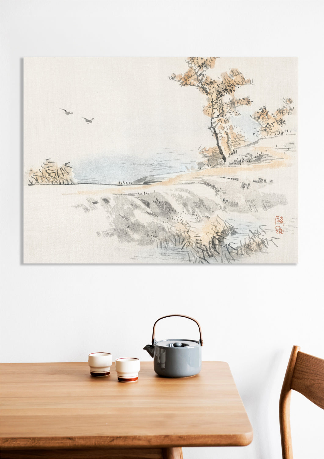 Obraz  Landscape, Kōno Bairei Japoński Vintage do Salonu