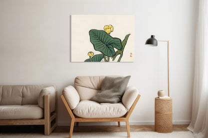 Obraz  Water-Lily, Kōno Bairei Japoński Vintage do Salonu
