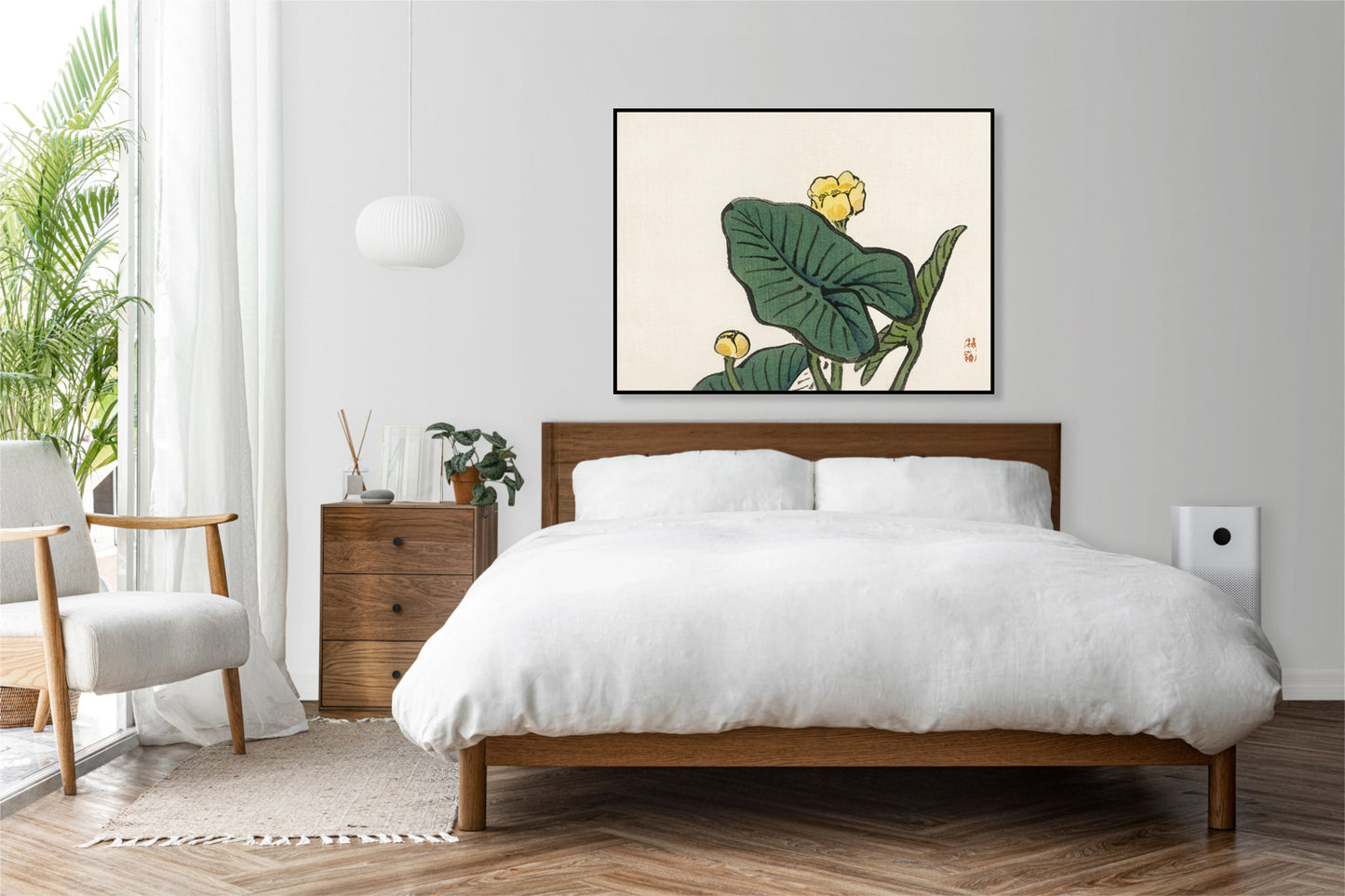 Plakat  Water-Lily, Kōno Bairei Japoński Vintage do Salonu