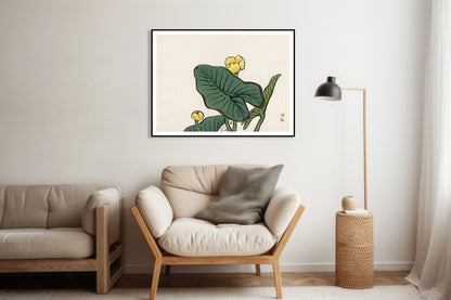 Plakat  Water-Lily, Kōno Bairei Japoński Vintage do Salonu