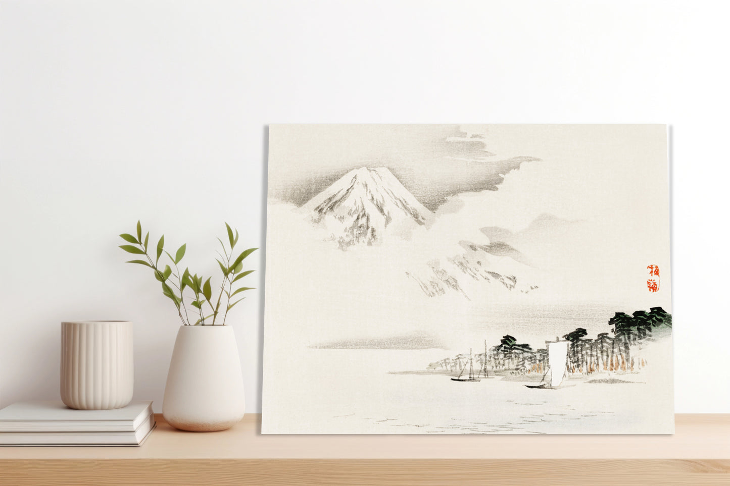 Obraz  View of Mount Fuji, Kōno Bairei Japoński Vintage do Salonu