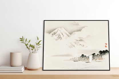 Plakat  View of Mount Fuji, Kōno Bairei Japoński Vintage do Salonu