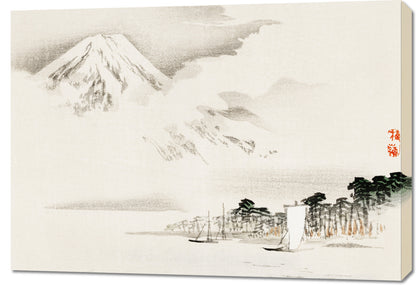 Obraz  View of Mount Fuji, Kōno Bairei Japoński Vintage do Salonu