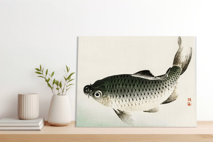 Obraz  Carp, Kōno Bairei Japoński Vintage do Salonu
