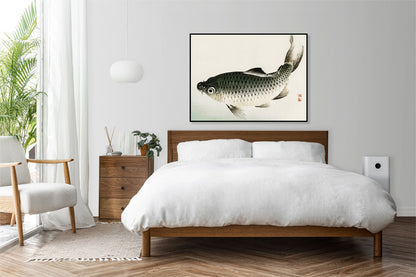 Plakat  Carp, Kōno Bairei Japoński Vintage do Salonu
