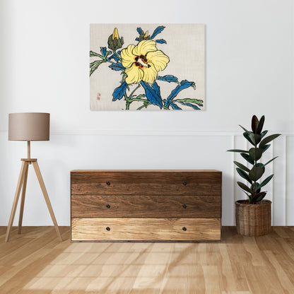Obraz  Hibiscus, Kōno Bairei Japoński Vintage do Salonu
