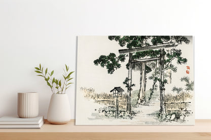 Obraz  Shrine Gate, Kōno Bairei Japoński Vintage do Salonu
