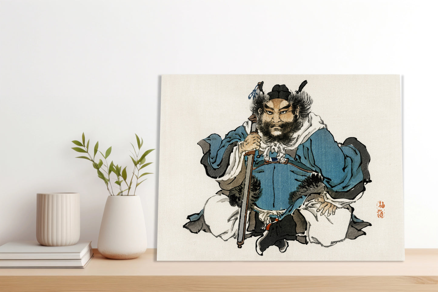 Obraz  Warrior, Kōno Bairei Japoński Vintage do Salonu