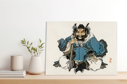 Obraz  Warrior, Kōno Bairei Japoński Vintage do Salonu