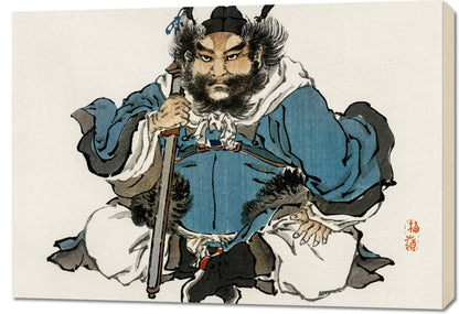 Obraz  Warrior, Kōno Bairei Japoński Vintage do Salonu