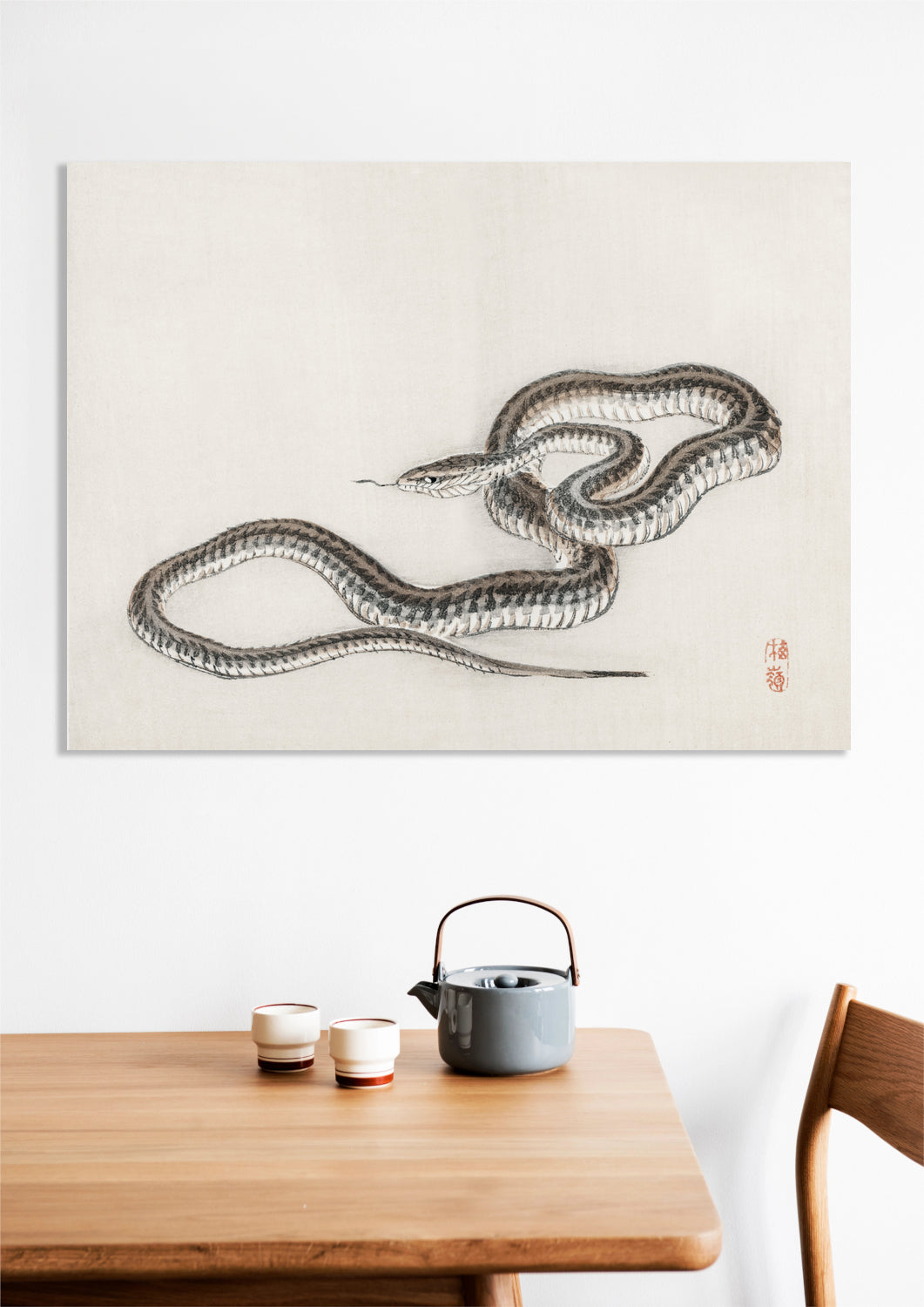Obraz  Snake, Kōno Bairei
