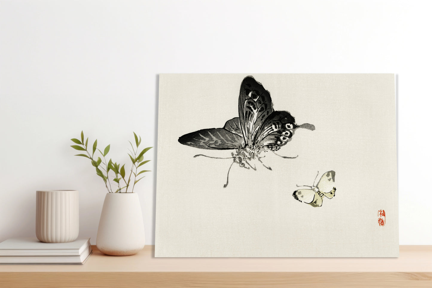 Obraz  Butterflies, Kōno Bairei Japoński Vintage do Salonu