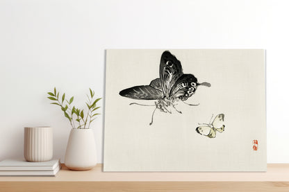 Obraz  Butterflies, Kōno Bairei Japoński Vintage do Salonu