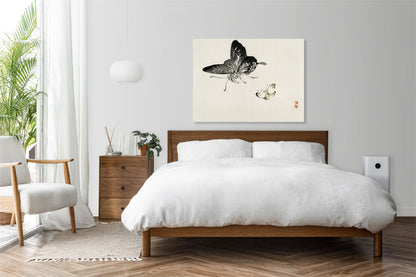 Obraz  Butterflies, Kōno Bairei Japoński Vintage do Salonu