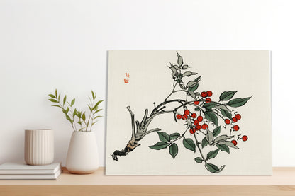 Obraz  Firethorns, Kōno Bairei Japoński Vintage do Salonu