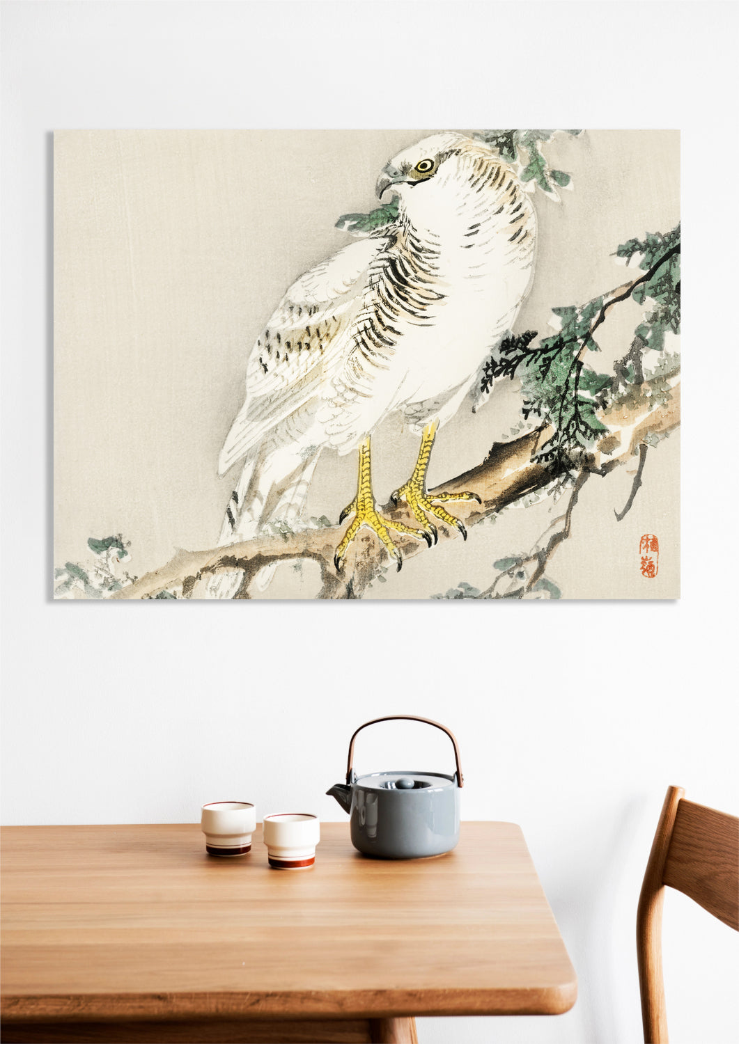 Obraz  Northern Mockingbird, Kōno Bairei Vintage do Salonu